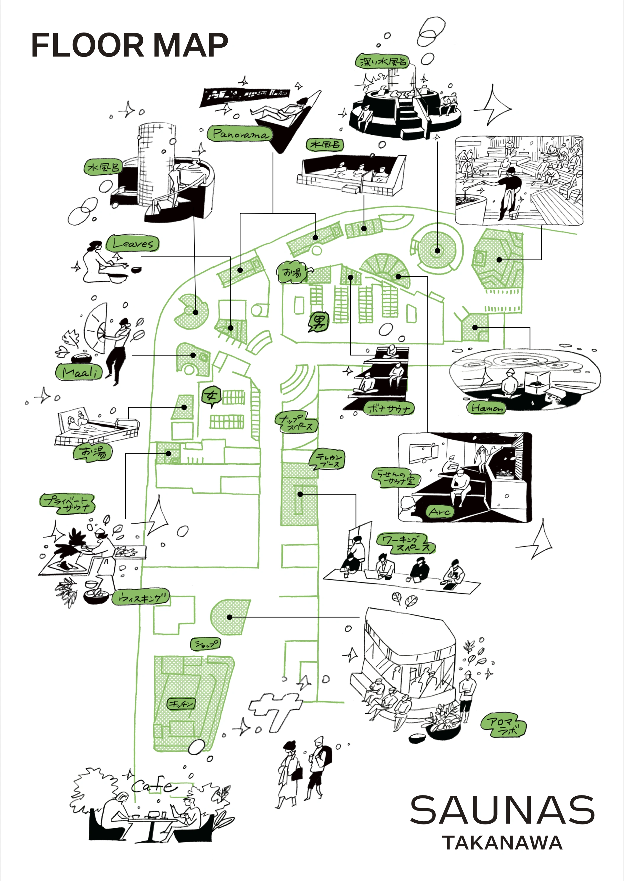 SAUNAS TAKANAWA イメージビジュアル